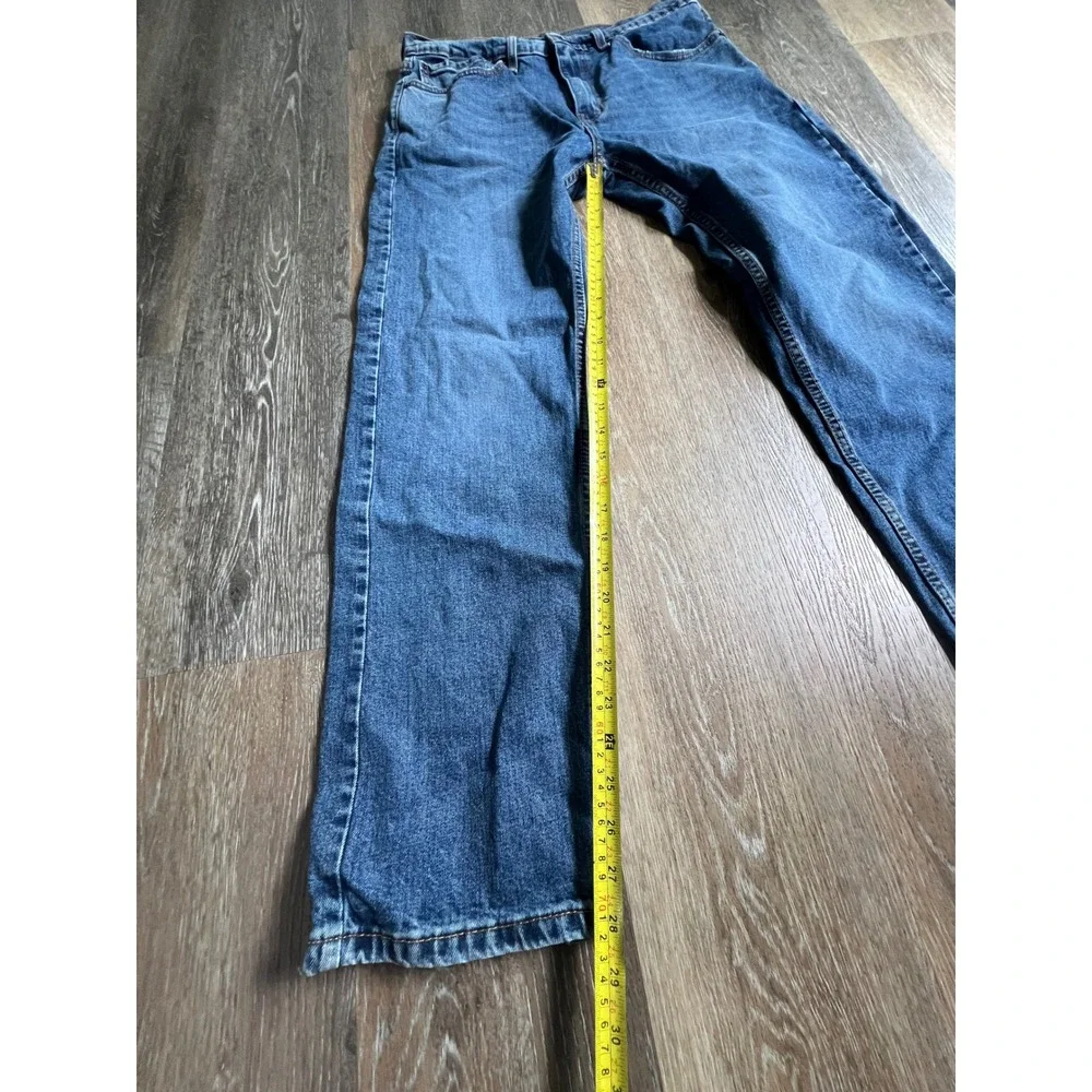 Levi's 505 Regular Fit Jeans Mens 34x32 Blue Denim Straight Leg Pants